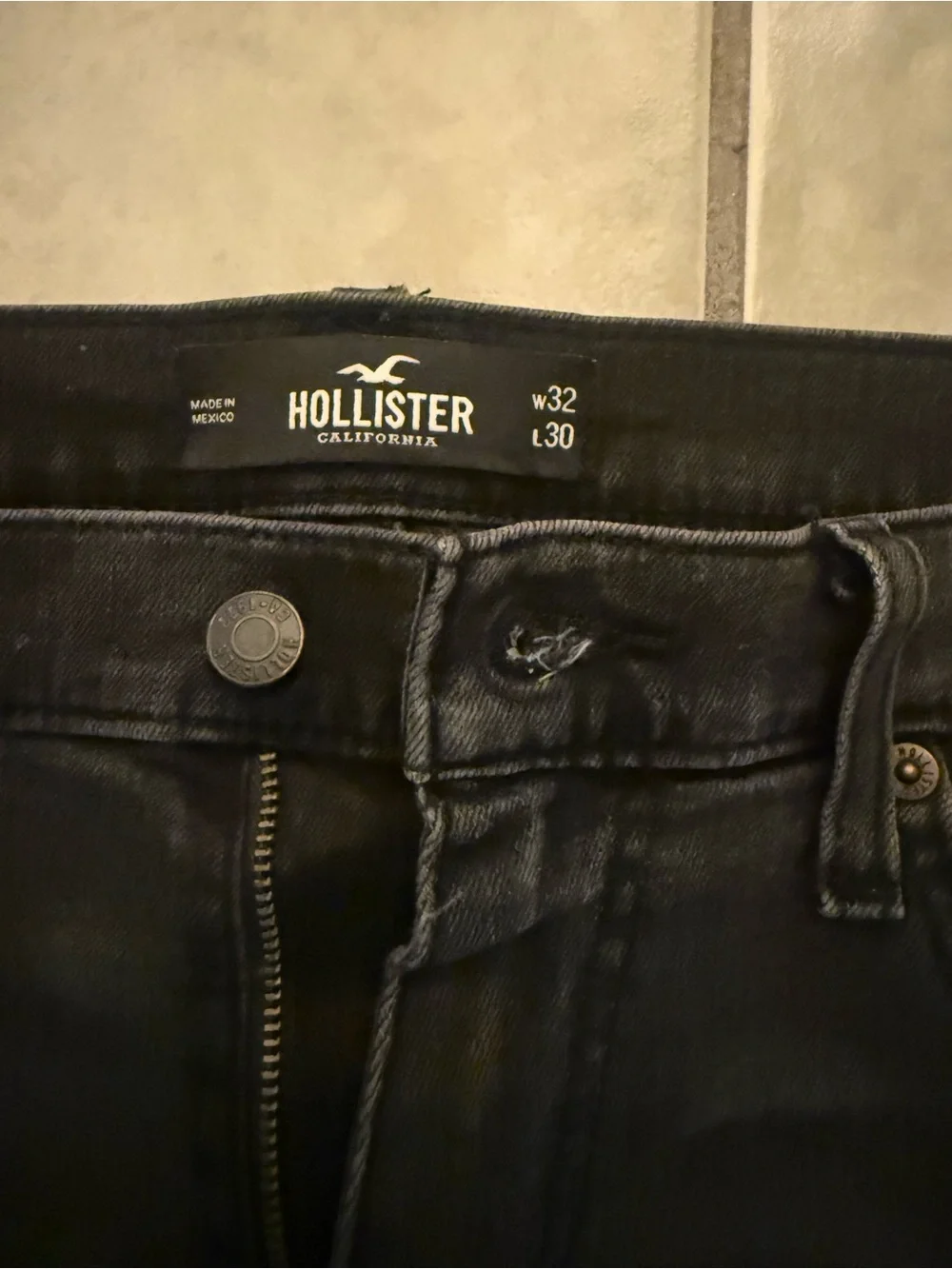 Hollister Men’s Black Slim Jeans - Slim Fit Denim